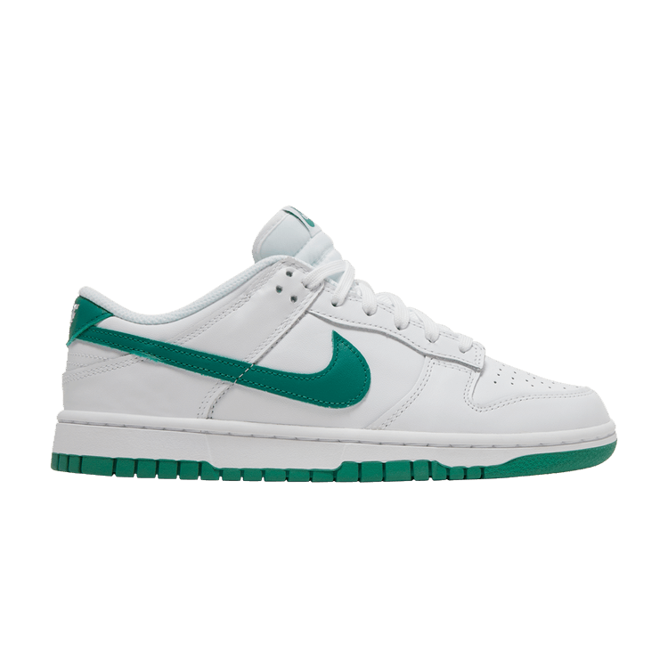 Wmns-Dunk-Low-White-Lucky-Green
